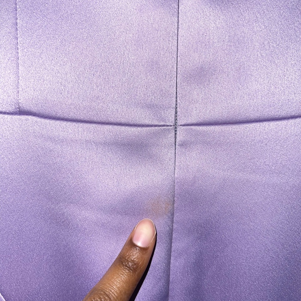 House of CB Helena orchid satin midi dress - Picture 10 of 11
